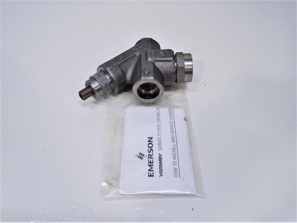 Emerson Yarway 3/4" Socket Weld Class 600 Steam Trap, 300 PSI, #751-5, 761-5